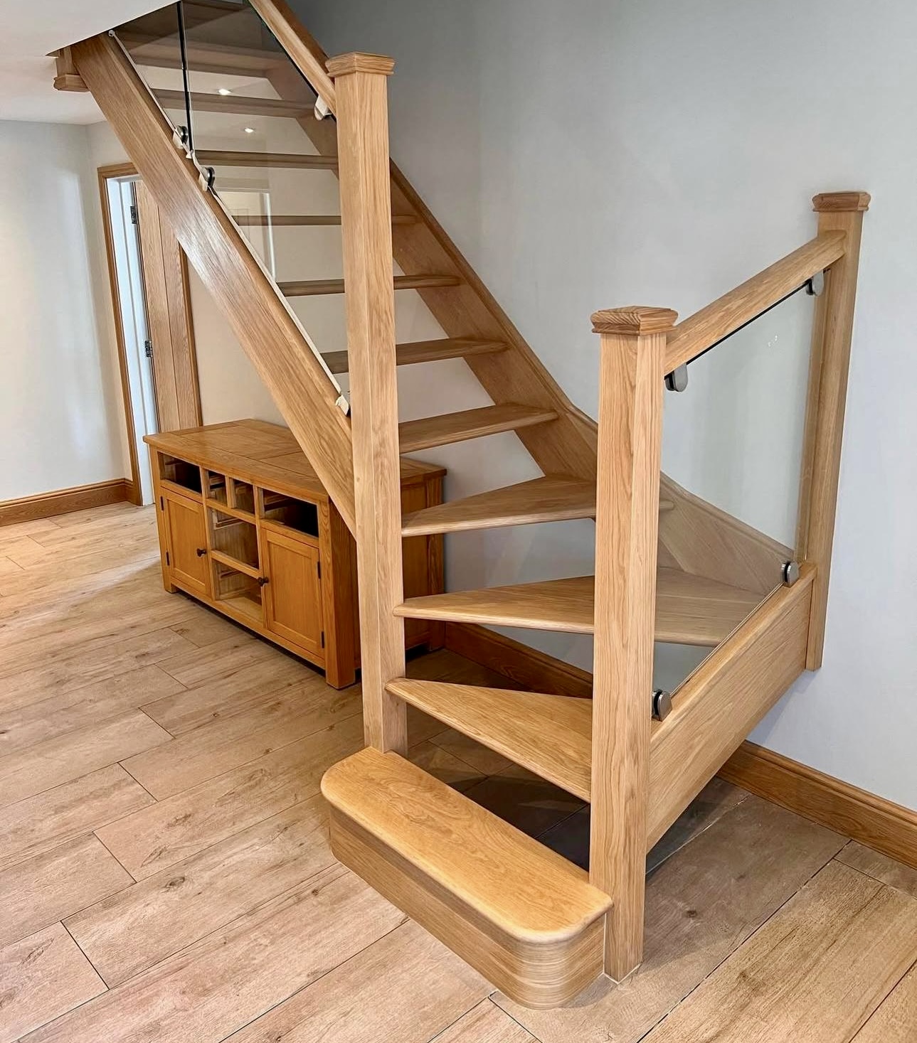 wooden staircase